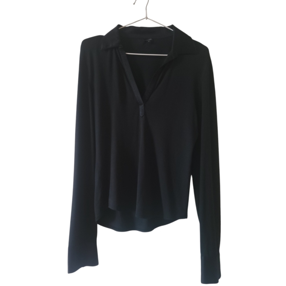 JOSEPH silk and wool-blend blouse